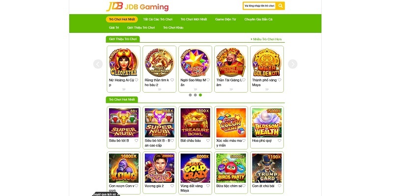 Top slot games cực chất do nhà phát hành JDB cung cấp